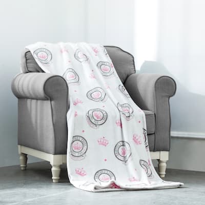 Juicy Couture Juicy Emblem 50" x 70" Plush Throw