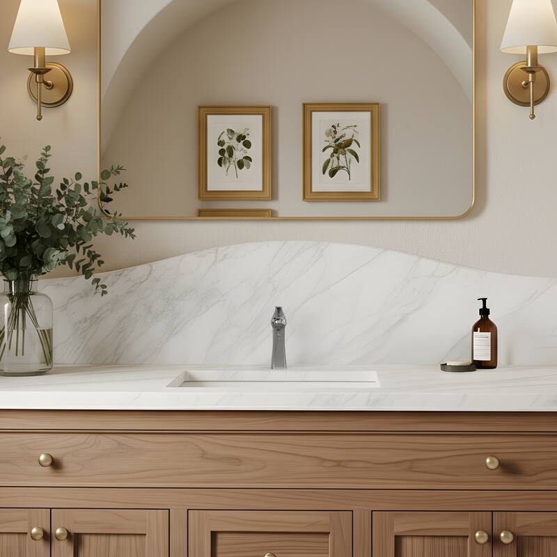 Single Handle Single Hole Pull-Out Basin Bathroom Faucet with Pop‑Up Drain