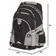 preview thumbnail 11 of 10, Boys Rolling Backpacks Kids'Luggage Wheeled Backpack for School Boys Trolley Bags Space-Galaxy Roller Bookbag with Lunch Bag