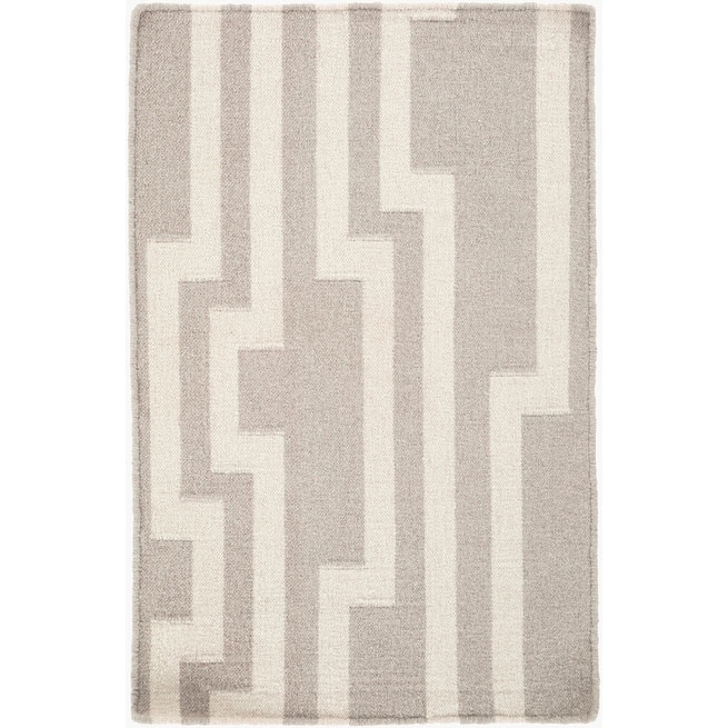 Hand-woven Heaton Abstract Flatweave Wool Area Rug