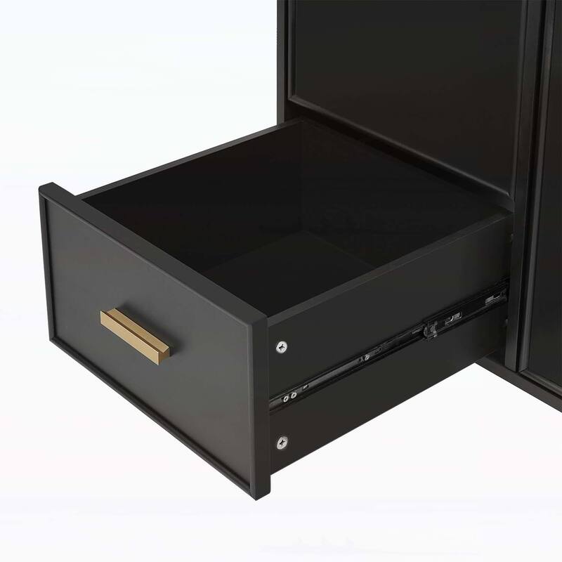 Bathroom Vanity Cabinet with Sink,with Door Shelf,Deep Drawer,2-Tier Pull-Out Basket