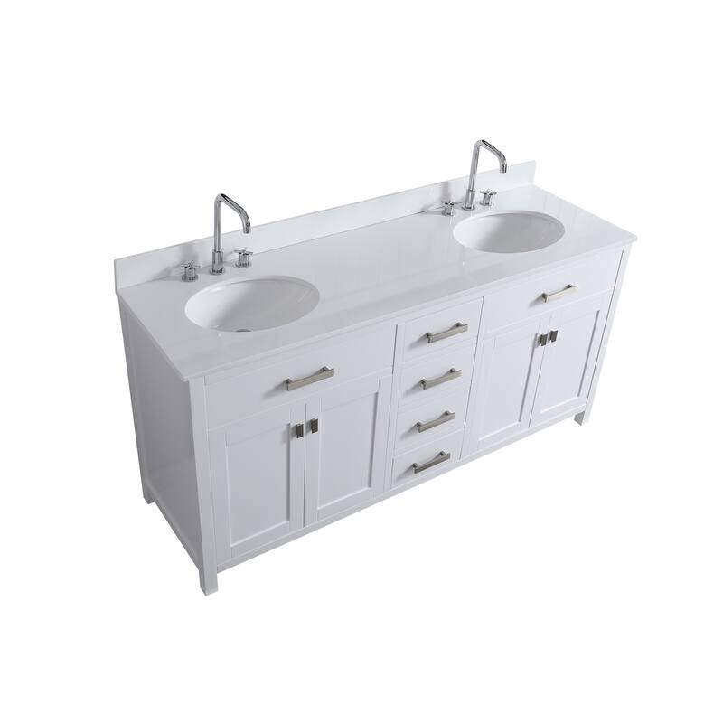 London 71" Double Sink Vanity Base Only