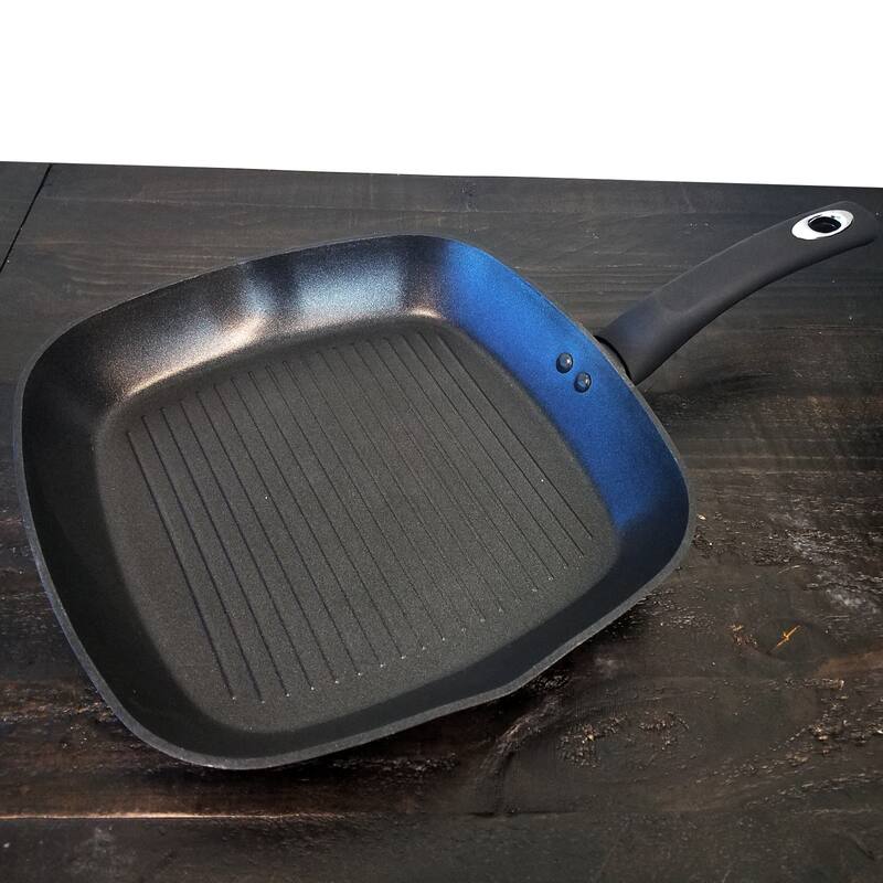 Allston 11"Nonstick Square Grill in Black