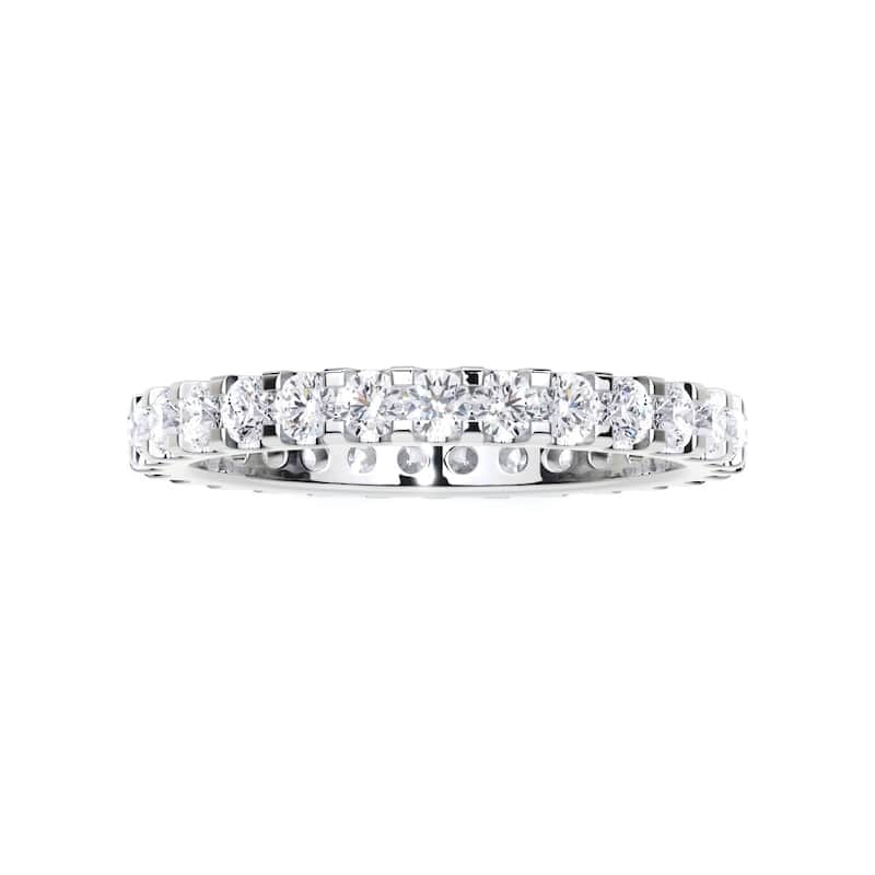 Vault Classics 1.00ct TW Natural Diamond Eternity Band (I VS2) - 8.5 - White