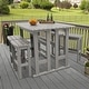 preview thumbnail 39 of 53, Lehigh 6-Piece Outdoor Balcony Set - Bar-height