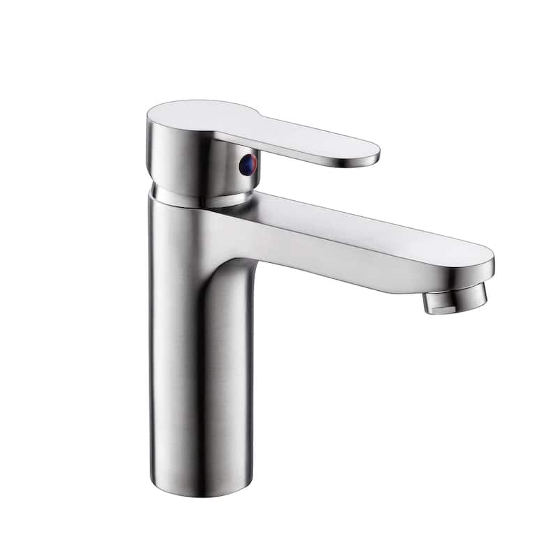 Topcraft Single Handle Single Hole Bathroom Faucet Bathroom Vessel Faucet - Brushed Nickel