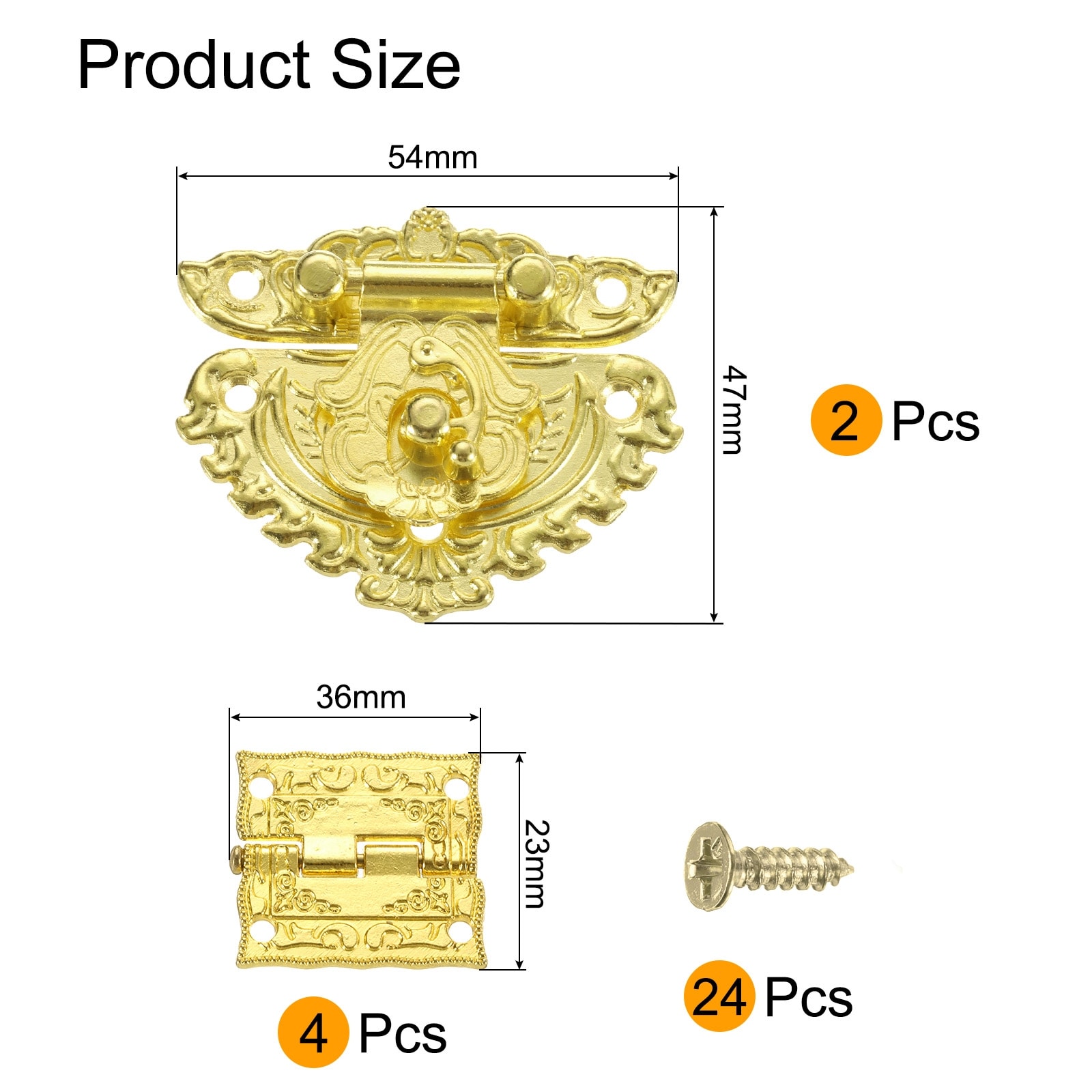 Screws for Decorative Cabinet Small Wooden Box