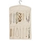 preview thumbnail 5 of 3, Household Essentials Bracelet and Necklace Hanging Jewelry Organizer, Natural Canvas