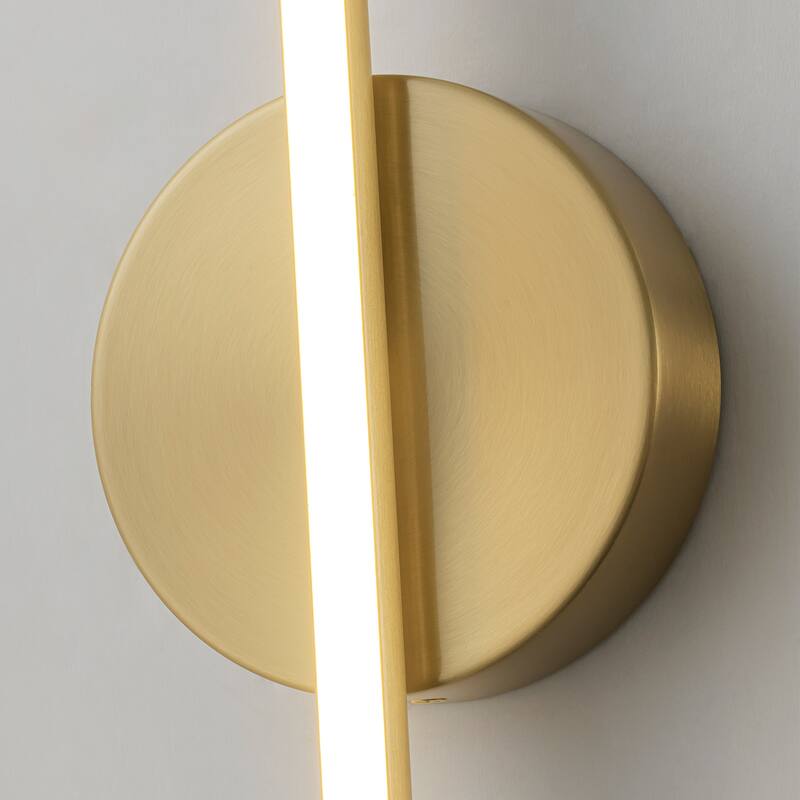 Modern 1-Light Dimmable LED Linear Bathroom Vanity Light - 30.7" W × 2.2"D X 4.7" H