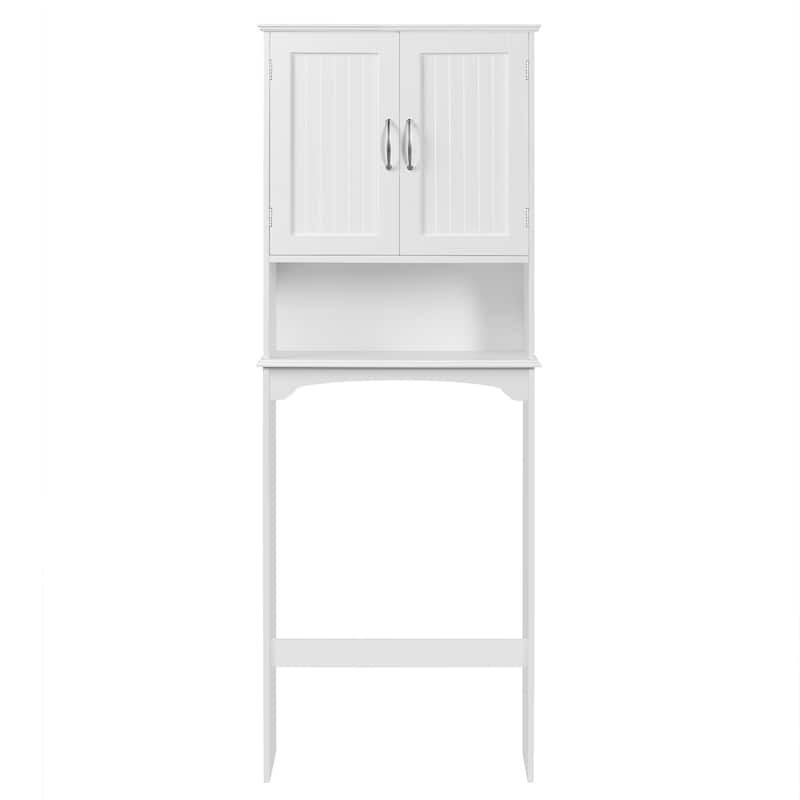 Yaheetech Bathroom Space Saving Organizer Over-the -Toilet with Adjustable Shelf for Bathroom