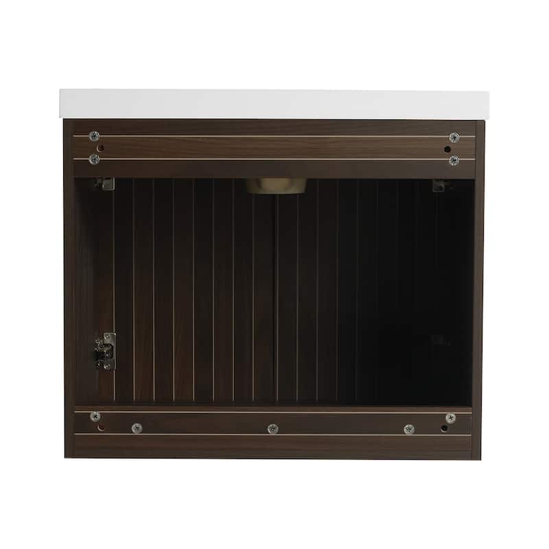 BNK 24"/30"/36" Single Sink Bathroom Vanity with Soft Close Door, Modern Floating Vanity