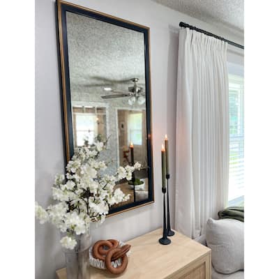 Frame My Mirror Gold Framed Vanity Mirror, Kendall Design