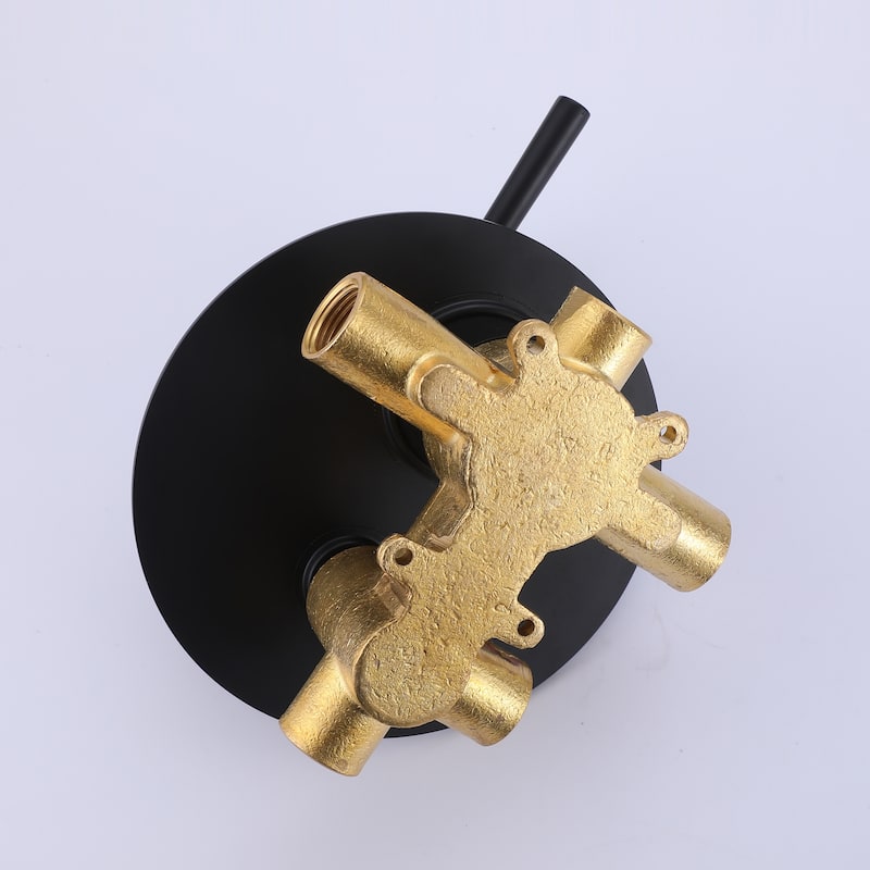 Complete Pressure Balanced Rain Shower System with Tub Spout