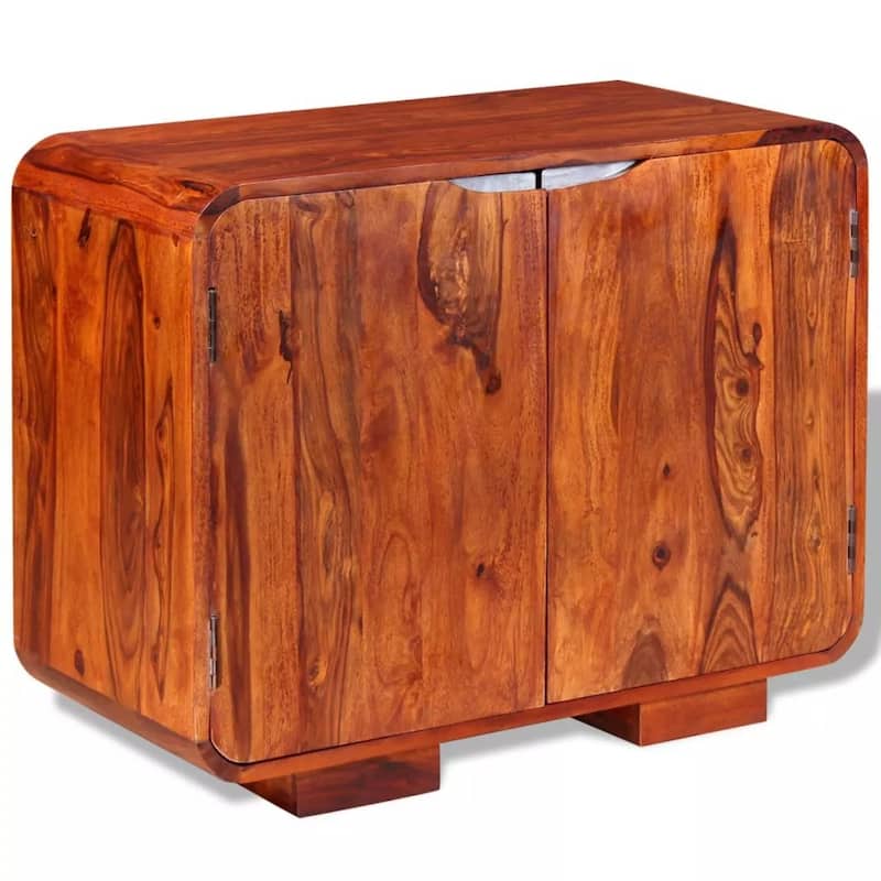 vidaXL Sideboard Solid Sheesham Wood 29.5"x13.8"x23.6"