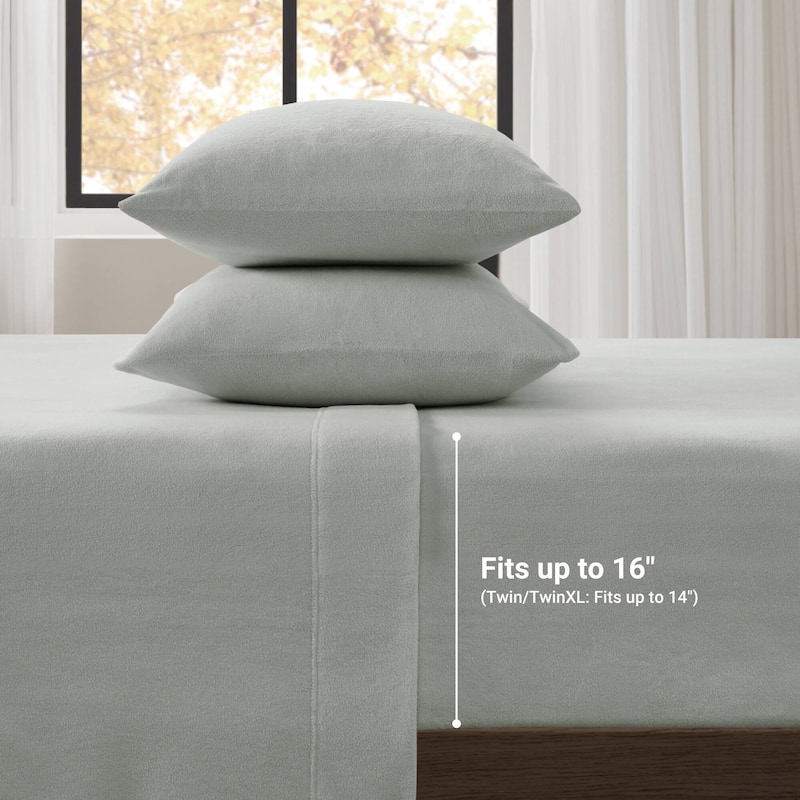Madison Park Micro Fleece Bed Sheet Set