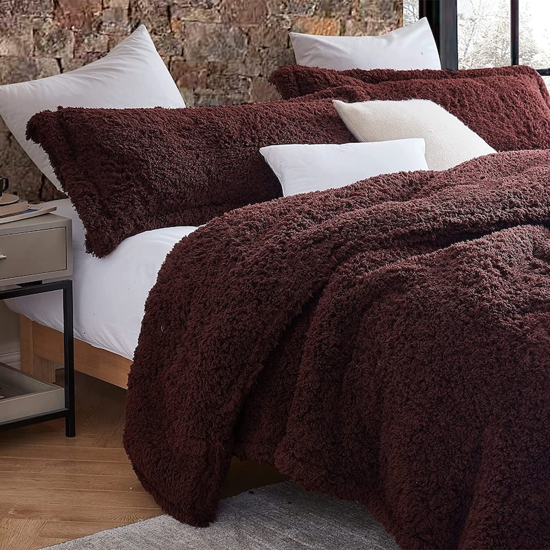 Winter Thick - Coma Inducer® Oversized Comforter Set - Burgundy Chocolate
