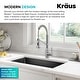 preview thumbnail 15 of 158, Kraus Bolden 2-Function 1-Handle Commercial Pulldown Kitchen Faucet