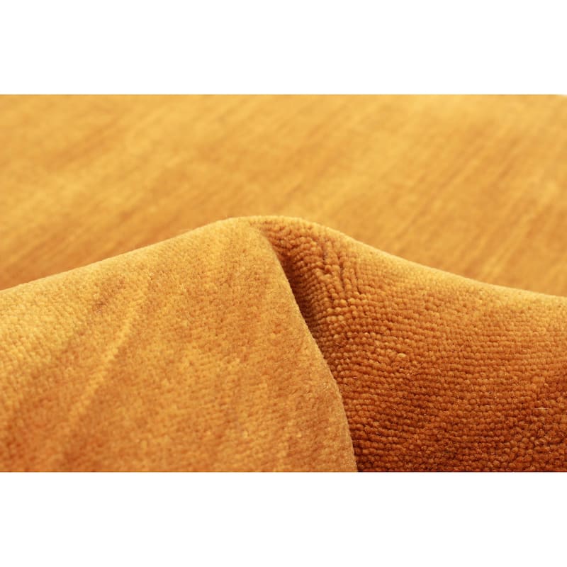 Kashkuli Gabbeh Burnt Orange Rug 2'9" x 6'6" - 2'9 x 6'6