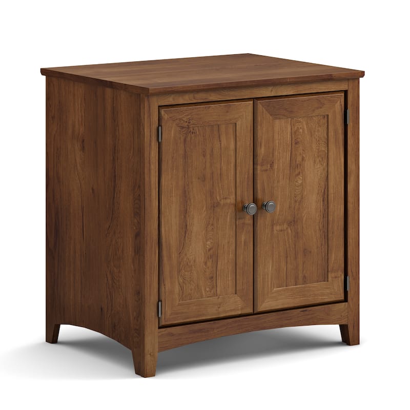 Arch+Haven Solid Wood 2 Door Cabinet