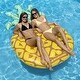 preview thumbnail 2 of 5, Swimline Jumbo 88" x 50" Inflatable Tropical Pineapple Pool Float Island Lounger - 3