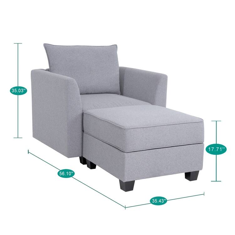 Modern Modular DIY Collection - Sturdy Wooden Frame - Versatile & Stylish Furniture for Living Room Bedroom