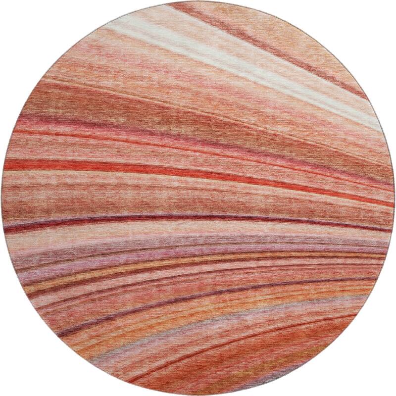 Premium Washable Super Soft Striped Abstract Mayfield Rug