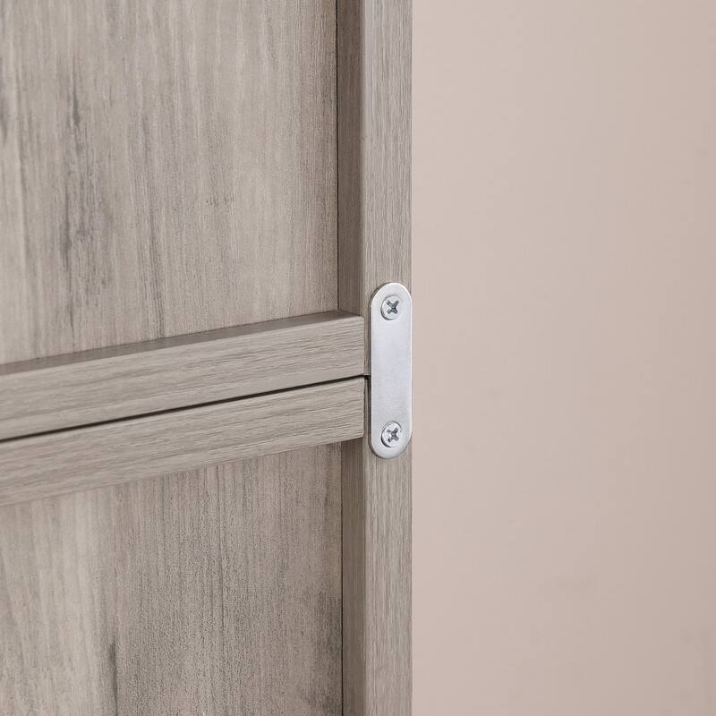 Wavy Border 8-Tier Adjustle Shelf - Modular Ultra-Thin Bookcase for Home Office & Display