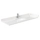 preview thumbnail 8 of 71, Daria 60 Inch Single Vanity, Cultured Marble Top, 58 Inch Mirror