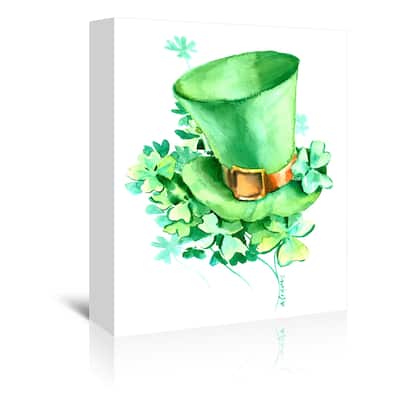 St Patrick 2 by Suren Nersisyan Wrapped Canvas Wall Art - Americanflat - 5" x 7"