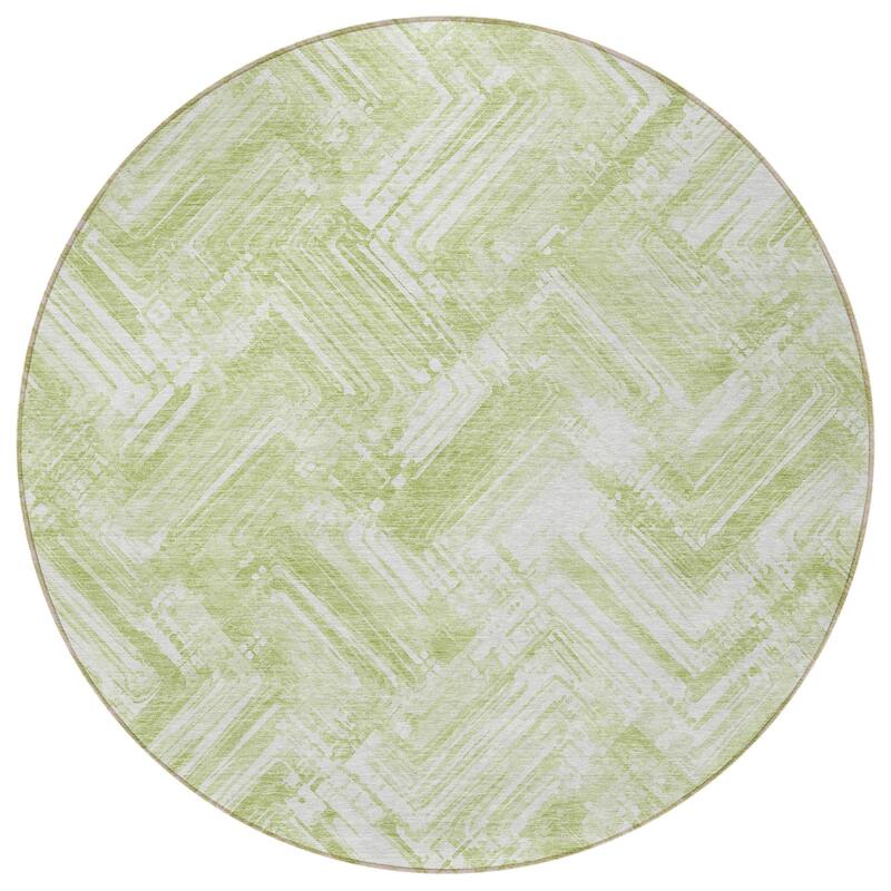 HomeRoots Geometric Transitional Rectangle Outdoor Rug