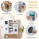 preview thumbnail 11 of 28, Gymax Kids Pretend Kitchen Play Set Toddler Toy Wooden Chef Height