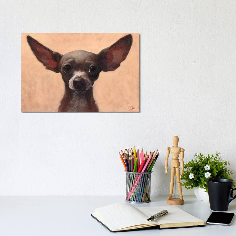 iCanvas "Chihuahua" by Thomas Fluharty Canvas Print - 8x12x0.75