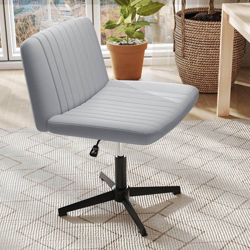 Costway Criss Cross Chair No Wheels with Soft-Padded Wide Seat - See Details