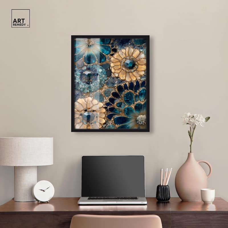 Opulent Geode III Shadowbox by Art Remedy