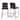 Set of 2 Belisario Brown Faux Leather Bar Stool with Black Metal Legs