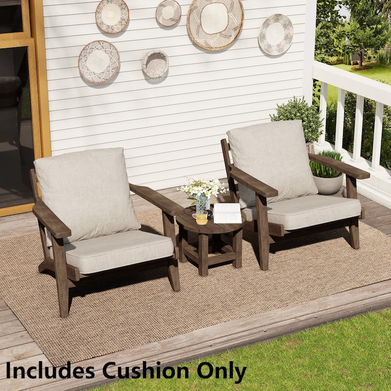 21 W x 22 D in. Deep Seat Outdoor Cushion Set by Crestlive Products