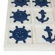 preview thumbnail 7 of 7, Blue Iron Nautical Game Set - 14 x 14 x 1
