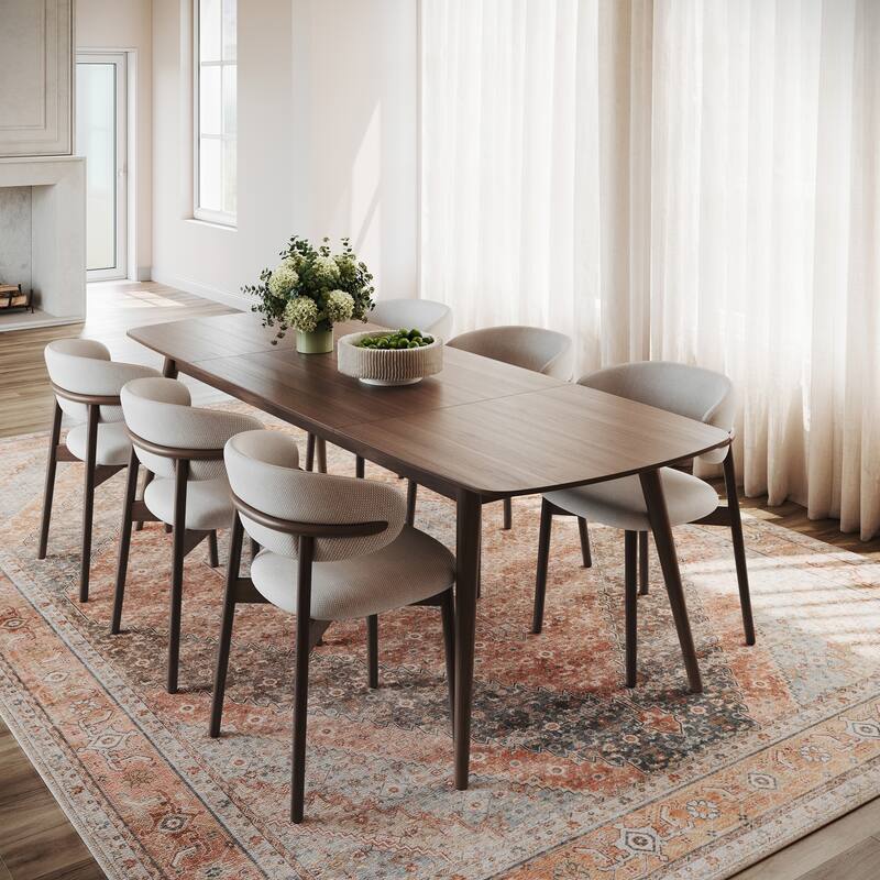 Nuloom Junali Medallion Washable Area Rug