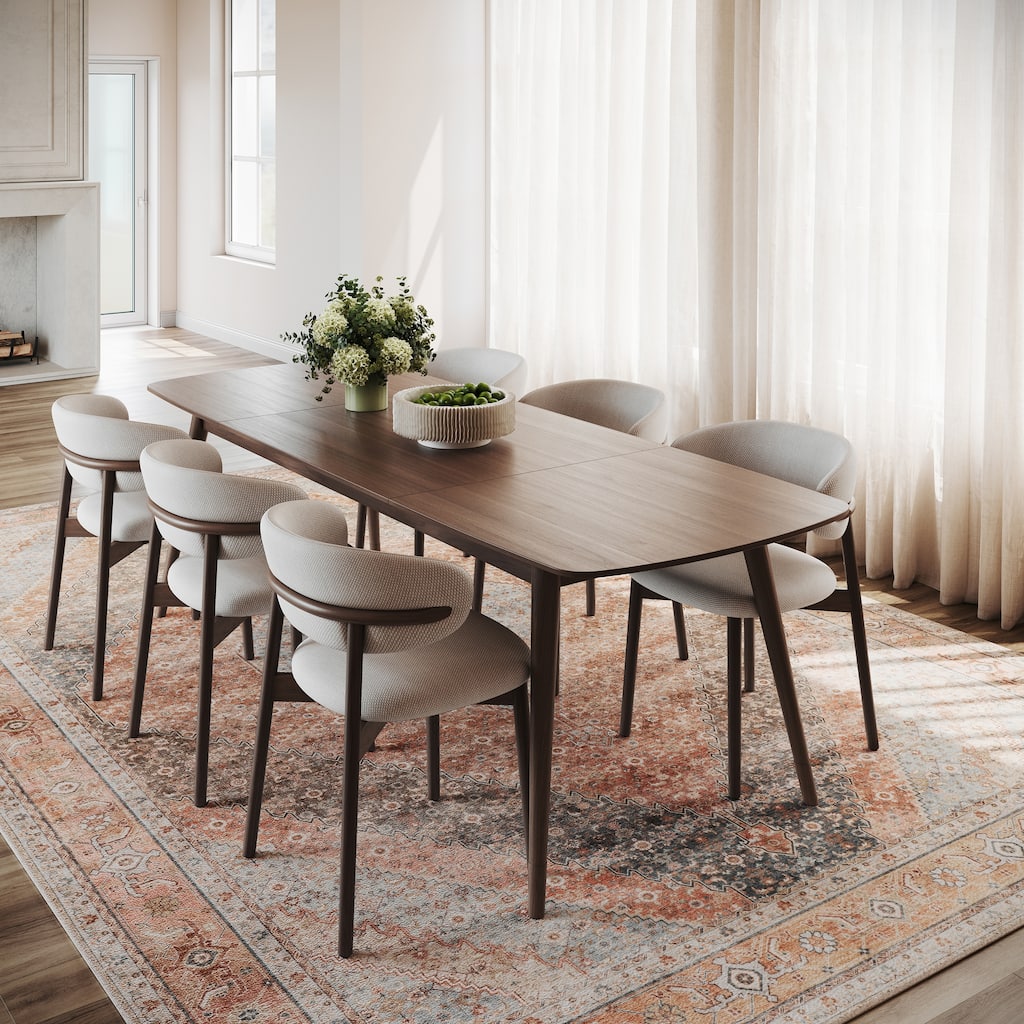 Nuloom Junali Medallion Washable Area Rug