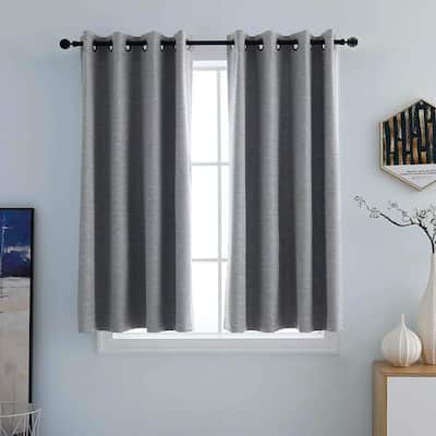 Slinding Glass Door Curtains, Blackout Extra Wide Patio Curtain Drapes Polyester Belmar Grommet Panel