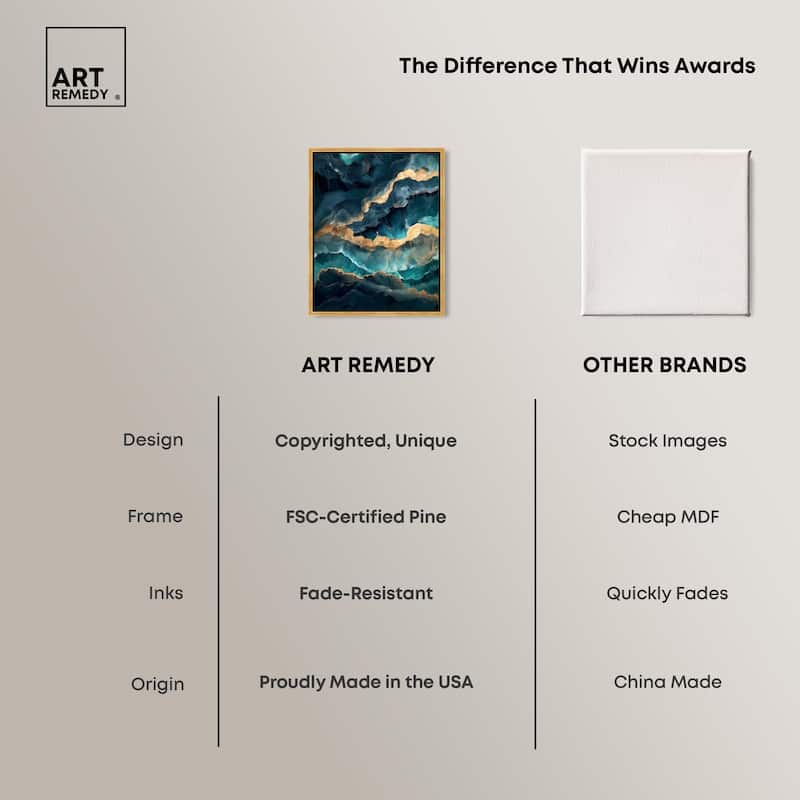 Power Edge I Canvas by Art Remedy