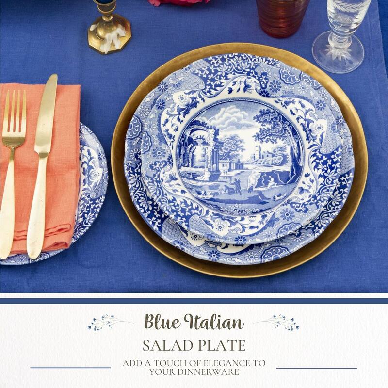 Spode Blue Italian Collection Round Plate