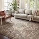 preview thumbnail 8 of 7, Alexander Home Valeria Distressed Medallion Area Rug