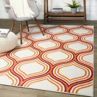 Buy Orange Trellis Area Rugs Online At Overstock Our Best Rugs Deals