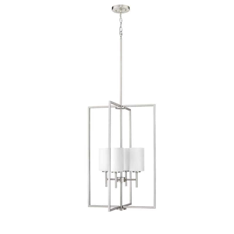 Luxx 4-Light Pendant light - Brushed Nickel - 28