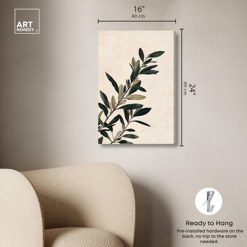 Verdant Virtue I Canvas by Art Remedy, Gallery Wrapped