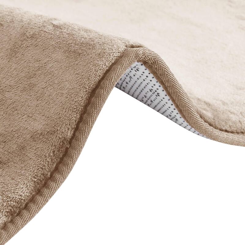 Sweet Home Collection Memory Foam No Slip Back Bath Mats