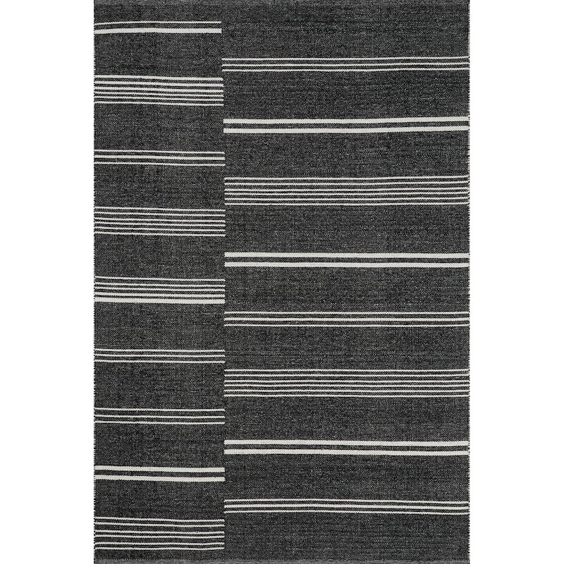 Birchwood Reversible Striped Wool Area Rug
