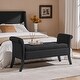 preview thumbnail 17 of 26, Yaheetech Modern Fabric Tufted Storage Bench with Cushioned Ottoman