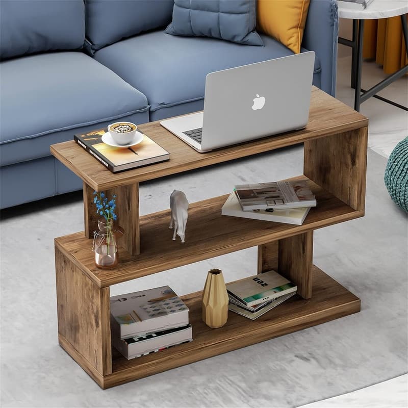 3 Tier TV Stand Console Table - 11.8"D x 35.4"W x 23.6"H